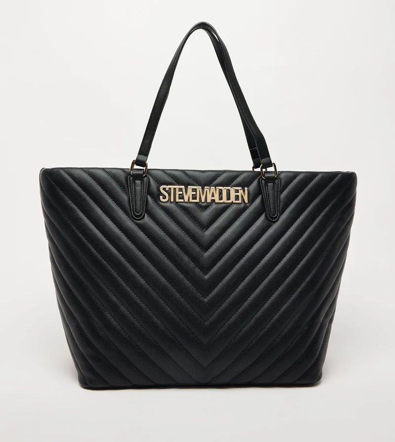 STEVE MADDEN Steve madden lumen women's black tote bag